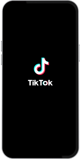 Print da tela inicial do app TikTok