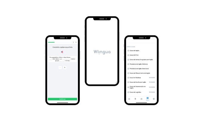 Print de tela do aplicativo Wlingua 